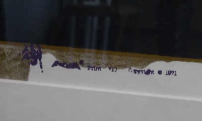 AFRICOBRA insignia on second state of "Unite" (1971)