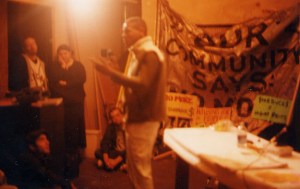 Lavie Raven speaking at the Department of Space and Land Reclamation (2001)