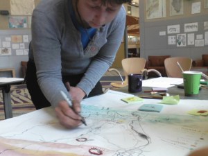 Compass mapmaking workshop in Carbondale, IL (2012)