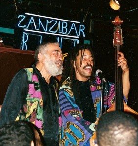 Oscar Brown, Jr. and Oscar ("Bo") Brown III at Zanzibar Blue, 1996