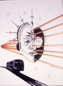 Yaoundé Olu, Tyme & Mith. Mixed media. 