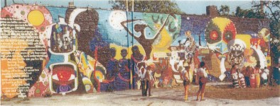 Caton and Webber, Sun Ra mural at 75th and Lawrence